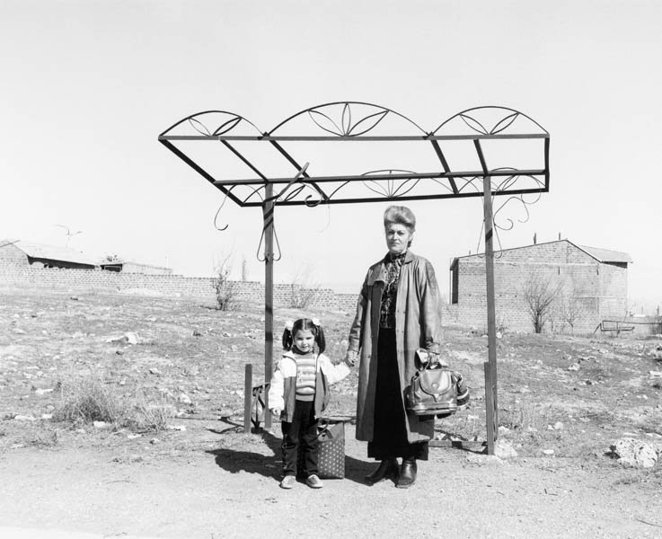 Ursula Schulz-Dornburg, "BUS STOPS. ARMENIA. 2004. EREVAN-PARAKAR," 2004