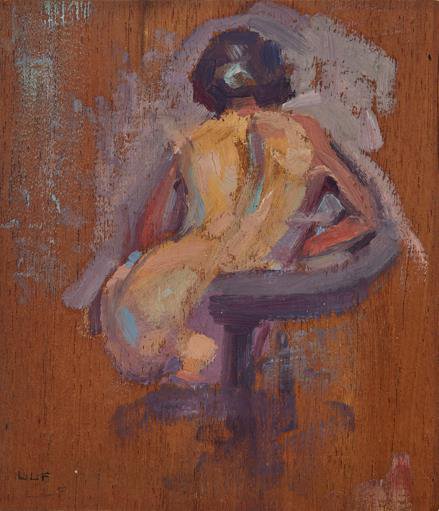 L.L. Fitzgerald, "Nude Study," nd