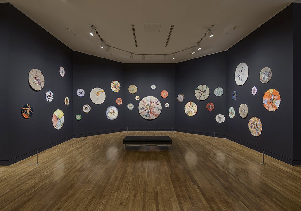 Installation view: Alex Janvier exhibition