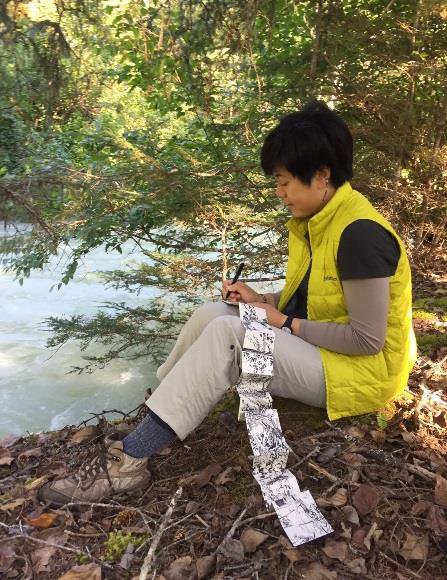 Visual Artist Julie Zhu – Chilkoot Trail Artist Residency 2016