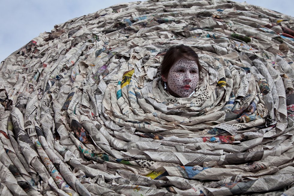 Meryl McMaster, "Aphoristic Currents," 2013