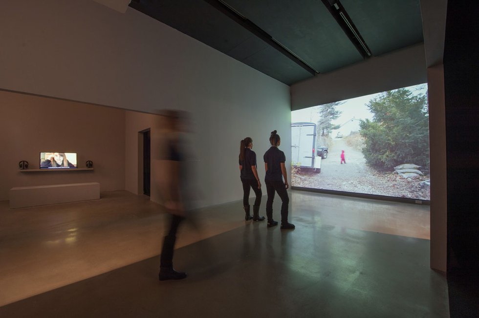 Installation view of "Children" at New Media Gallery, New Westminster, B.C.