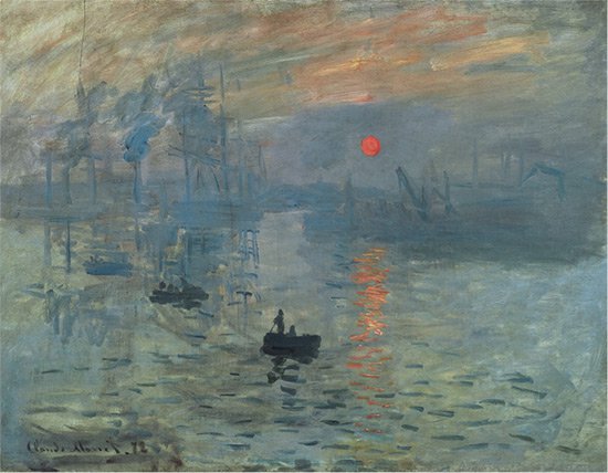 Claude Monet, "Impression Sunrise," 1872