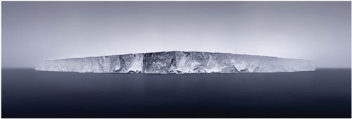 "Giant Tabular Iceberg in Fog"