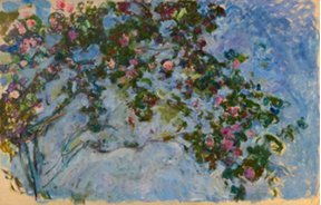 Claude Monet, "Les Roses," 1925-26