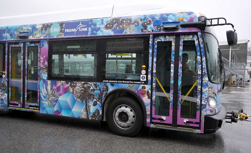 Contemporary Art Wraps Metro Vancouver Buses - Galleries West