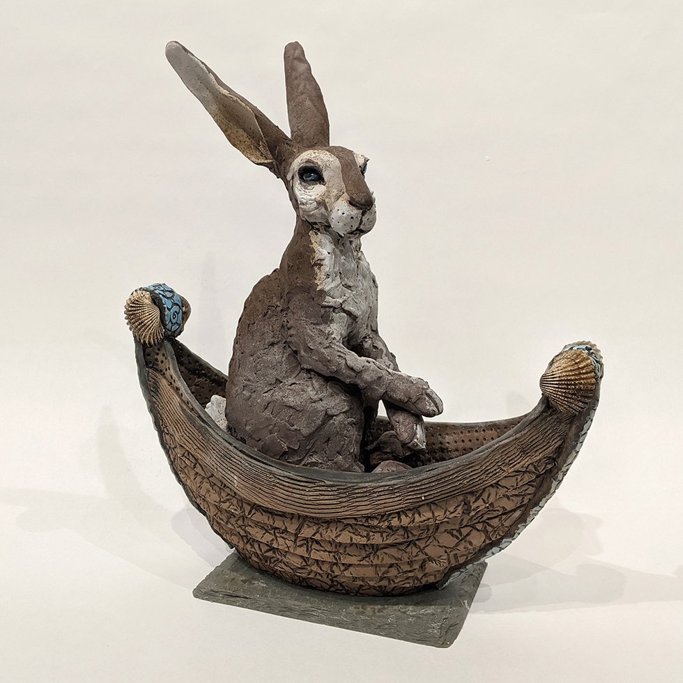 Carolyn Houg, "Boating Bunny," 2021