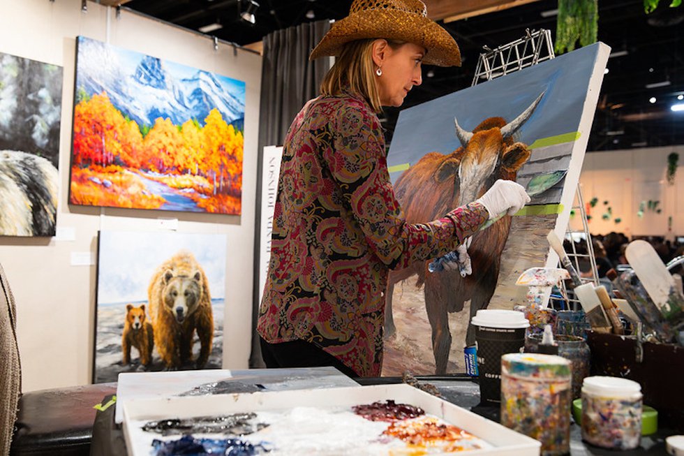 “Artists' Studios in the Western Oasis (BMO Centre) Calgary Stampede,” 2023