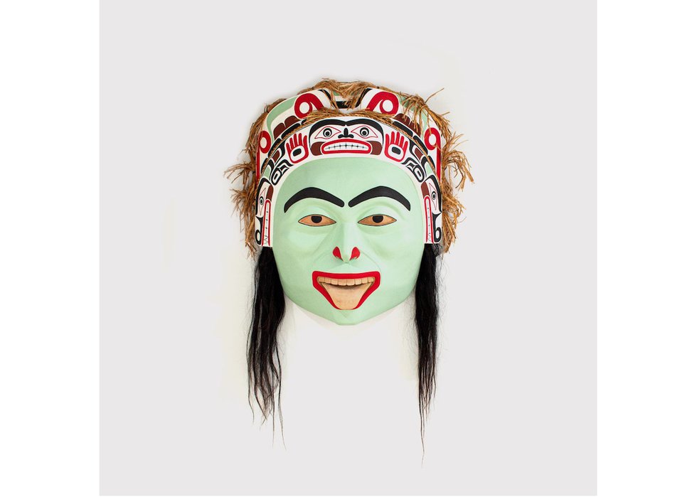 Cole Speck, “Sisiutl Hunter Mask,” 2022