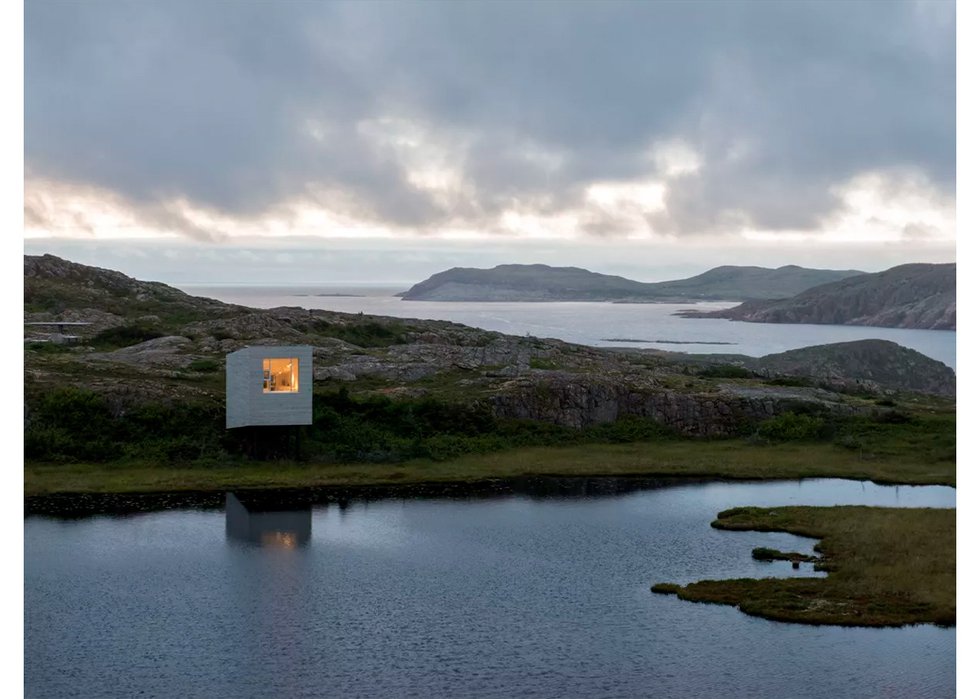 Bridge Studio, Fogo Island, Newfoundland (photo by Alex Fradkin, courtesy of Fogo Island Arts)