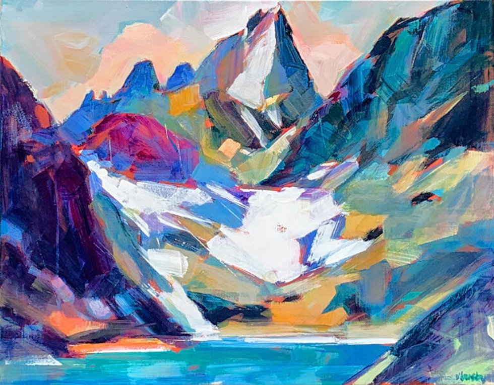 Verne Busby, “Bugaboo Cobalt Lake,” no date