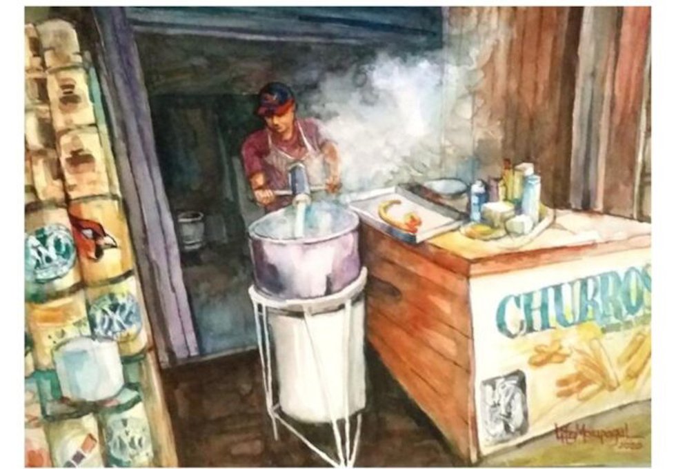 Joselito Macapagal, “Making Churros,” 2020