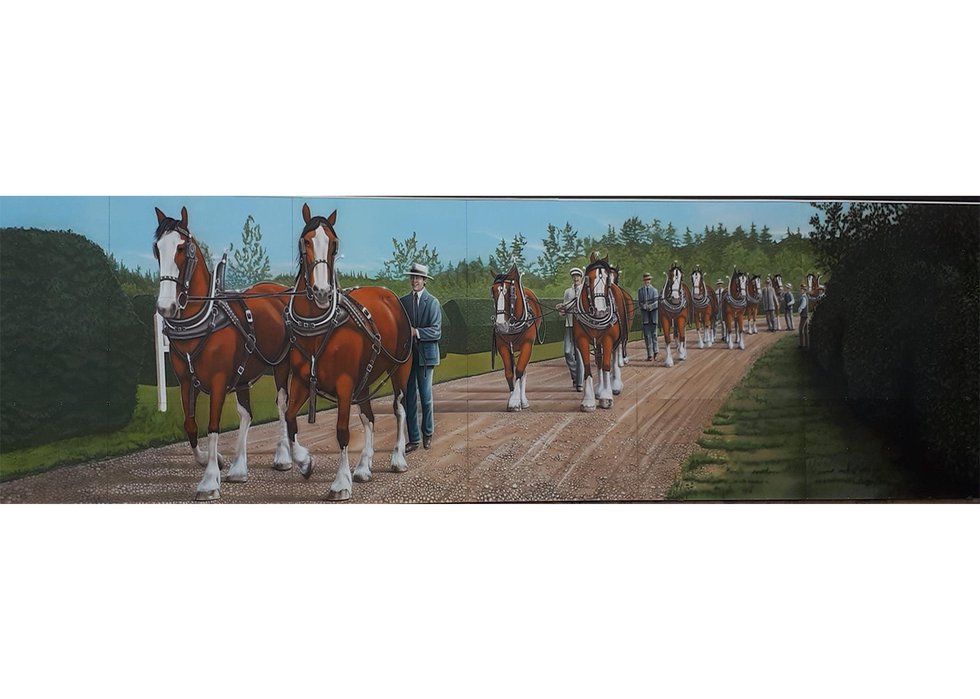 Clydesdales on Parade by John Ellenberger