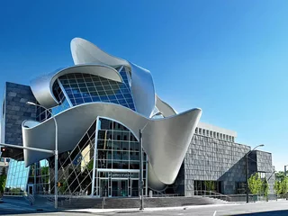 The new Art Gallery of Alberta, 2010, at its grand opening. More than 10,000 people attended the grand opening (photo courtesy of the AGA)