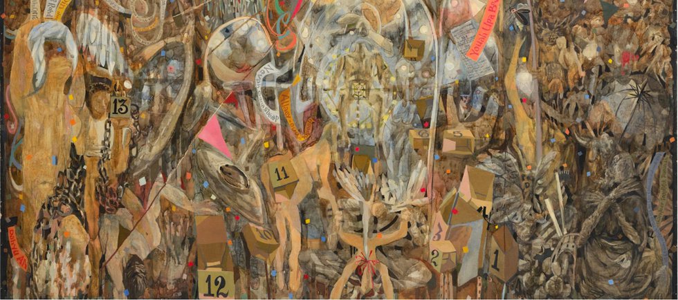 Russell Fitzgerarld, “Carnival At New Hope Or The Agony To Be Loved (detail),” 1961