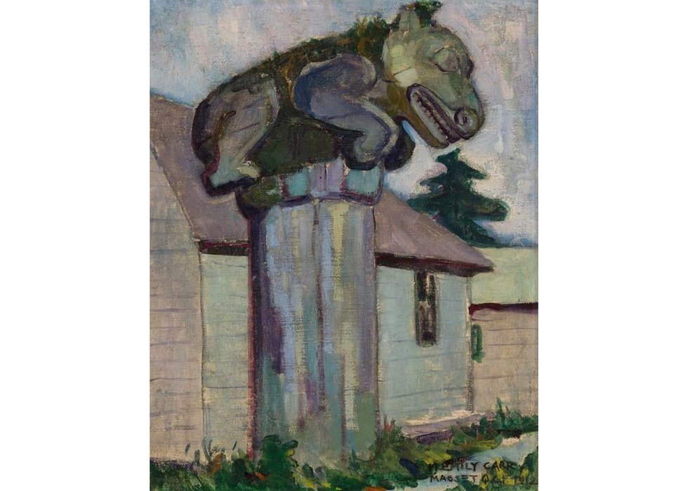 Emily Carr, “Masset, Q.C.I.,” 1912 (courtesy of Heffel Fine Art)