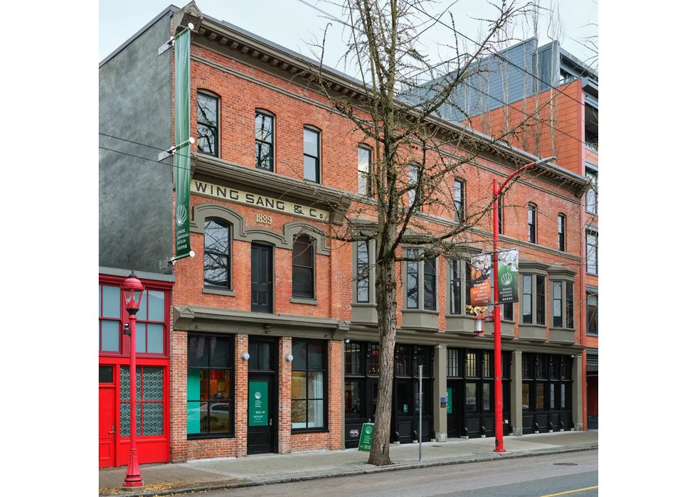 Chinese Canadian Museum in the Wing Sang building (photo courtesy of the museum)