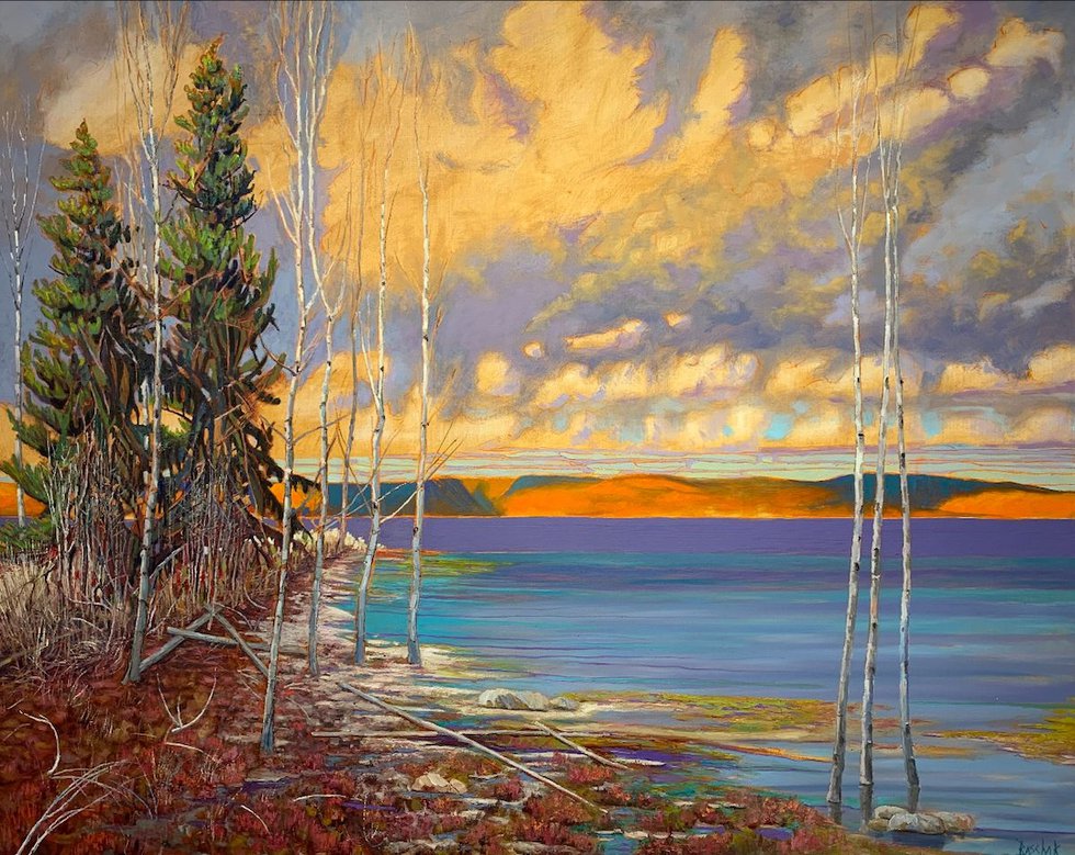 Darrell Baschak, “Autumn Afternoon,” 2024