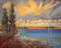 Darrell Baschak, “Autumn Afternoon,” 2024