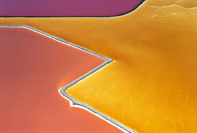 Bill Peters, “Angular Salt Ponds #2 (South East, San Francisco Bay),”  no date