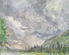 Dorothy Knowles, “Bow Valley Series #4,” 1991, oil on canvas board, 11" x 13.25" (sold at Levis Fine Art Auctions for $7,605)