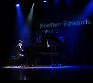 Pianist Kevin Chen performs at the dedication of the Heather Edwards Theatre (photo courtesy of Instagram)