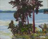 Frank (Franz) Johnston, “Pine Point, Lake of the Woods,” 1922, oil on canvas, 32 ¼" x 40 ¼" (sold at Heffel Fine Art for $193,250)