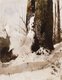 Andrew Wyeth, “Under Snow,” 1977, watercolour on paper, 23 ½" x 18 ½" (sold at Heffel Fine Art for $61,250)