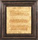 Olga De Amaral, “Vestigo 50,” 1997, acrylic and gold leaf on fibre attached to panel, approx. 15" x 16" (sold at A.H. Wilkens for $104,040)