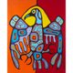 Norval Morrisseau, “The Protector,” 1979, acrylic on canvas, 60" x 63" (sold by Waddington’s for $73,950)