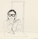 Annie Pootoogook, “Portrait of My Grandmother,” 2004, pencil and ink on paper, 20" x 19.5" (sold by First Arts for $31,720)